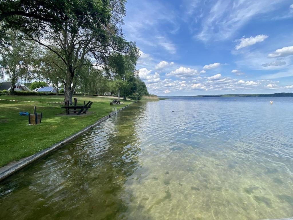 Ferienhaus Mit Wasserterrasse - Mit Sauna Und Kamin - Inklusive Nebenkosten Wendisch Rietz Extérieur photo